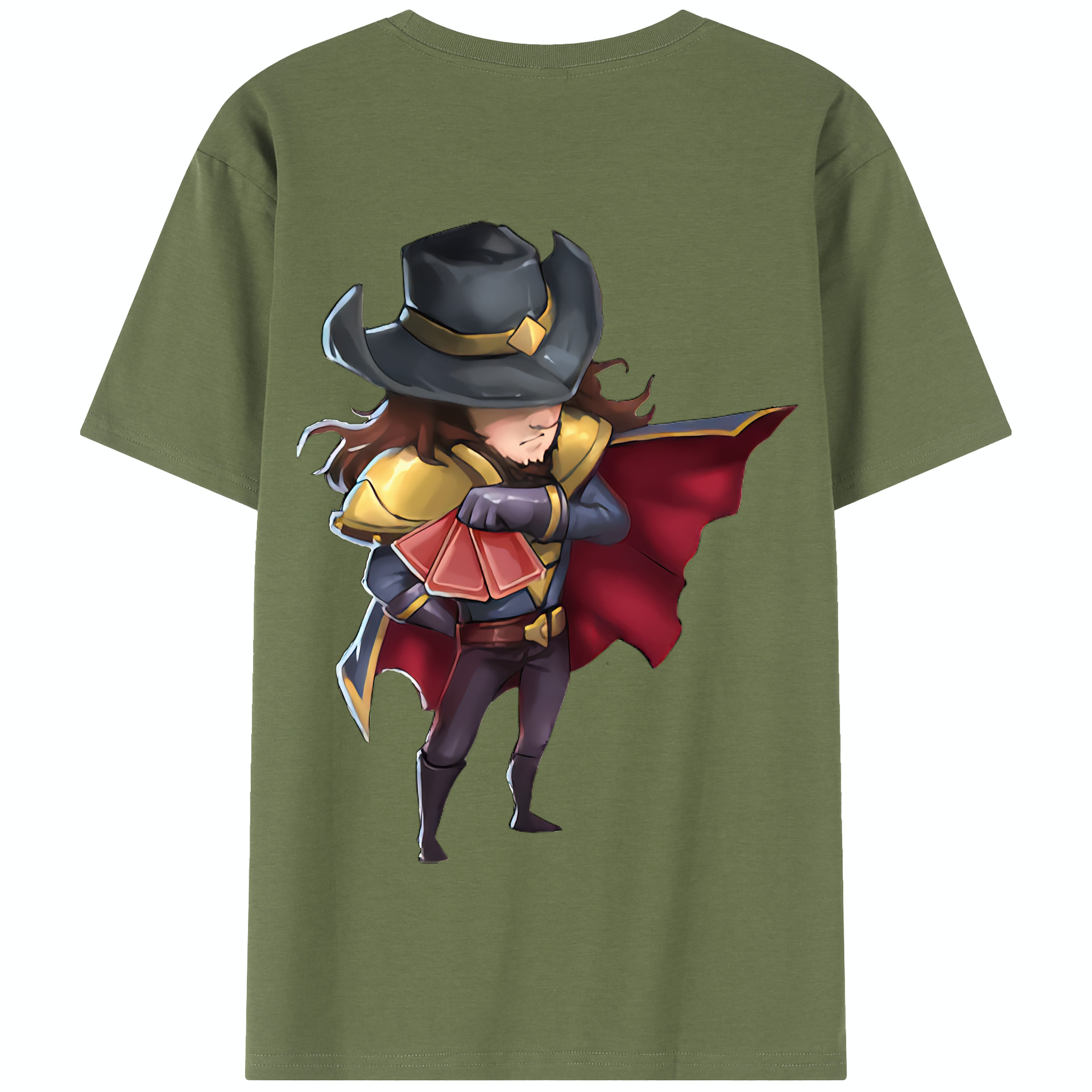 リーグ・オブ・レジェンド League of Legends LOL 綿100％半袖Tシャツ（背面プリント）